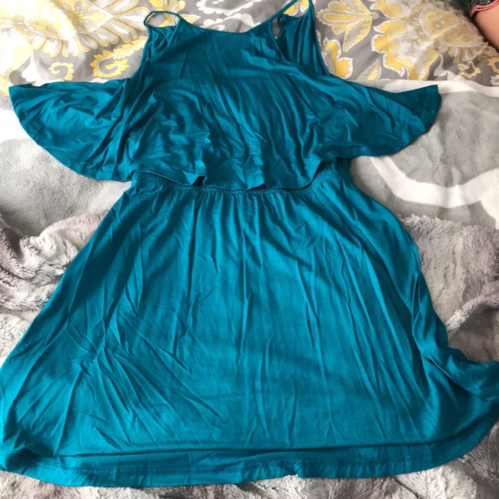 Blue dress